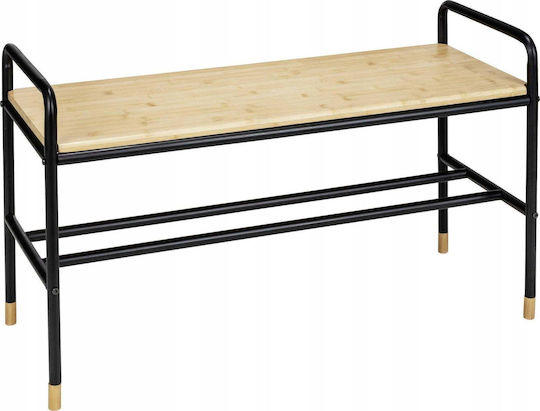 Metal Shoe Organizer from Bamboo 80x50x33.5cm