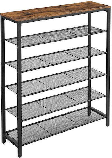 Organizator pantofi din lemn 100x30x110cm