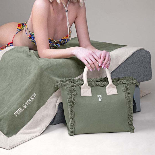 Feel & Touch Strandtücher Khaki 170x80cm