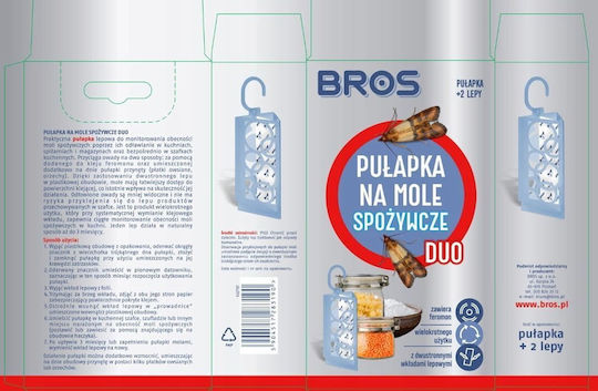 Bros Παγίδα για Σκόρο με Κολλητική Επιφάνεια