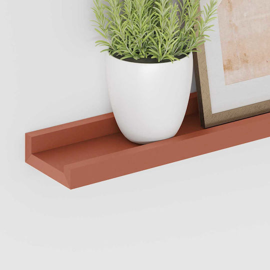 Red Wall Shelves 2 Pieces 115x9x3cm