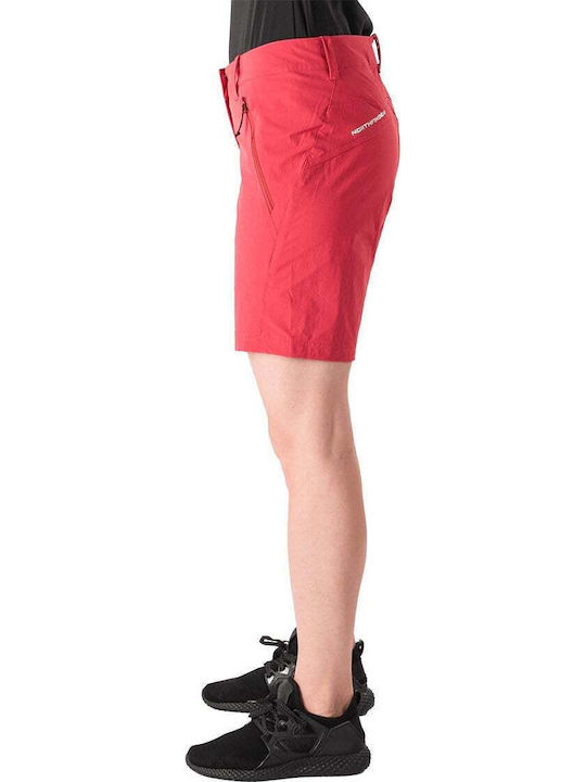 Northfinder Pantaloni Lungi De Drumeție Pentru Femei Roșii