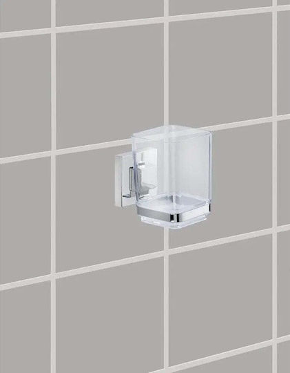 Wenko Quadro Cupa Ei Montată Pe Perete Din Plastic Transparent