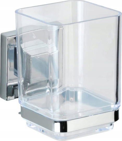 Wenko Quadro Cupa Ei Montată Pe Perete Din Plastic Transparent