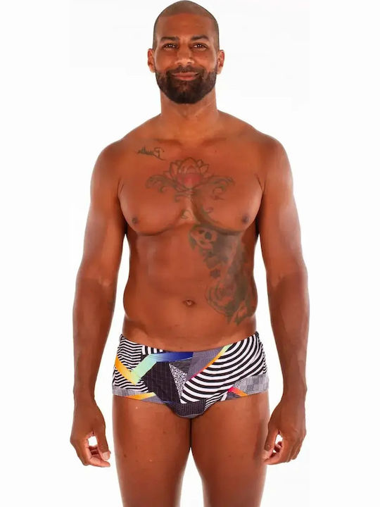 Costum De Baie Bărbați Pantaloni Scurți Multicolor