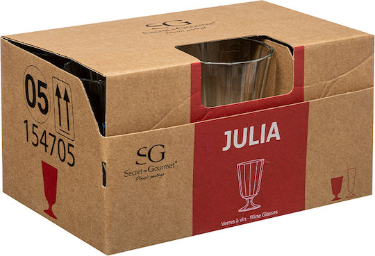 Julia Pahar De Vin Din Sticlă 250ml Julia Pahar De Vin Din Sticlă 250ml