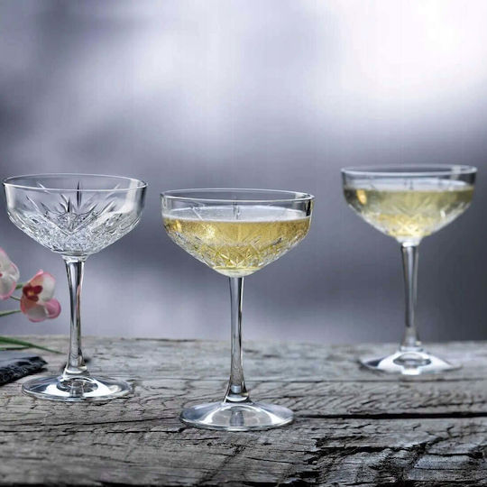 Secret de Gourmet Set Champagne Glasses Goblets Glass 250ml 4 Pieces