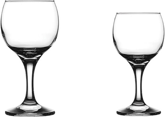Espiel Bistro Set Glas Rotwein Kelch Rot 225ml 6 Stück