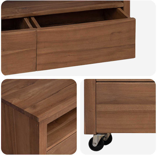 Έπιπλο TV Επιδαπέδιο Φυσική Απόχρωση 110x30x40εκ. Έπιπλο TV Επιδαπέδιο Φυσική Απόχρωση 110x30x40εκ.