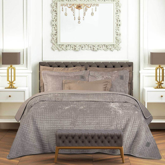 Greenwich Polo Club Oxford Classic 4432 Сет Калъфки за Възглавници с корица за плик Taupe 50x70см.