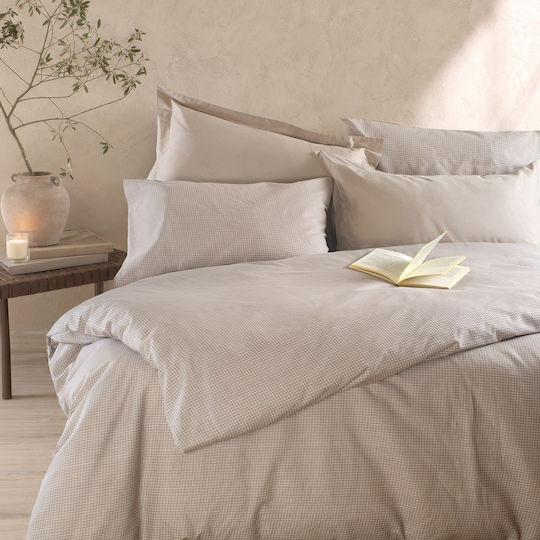 Rythmos Imperial Beige Pillowcase Set with Envelope Cover 50x70cm