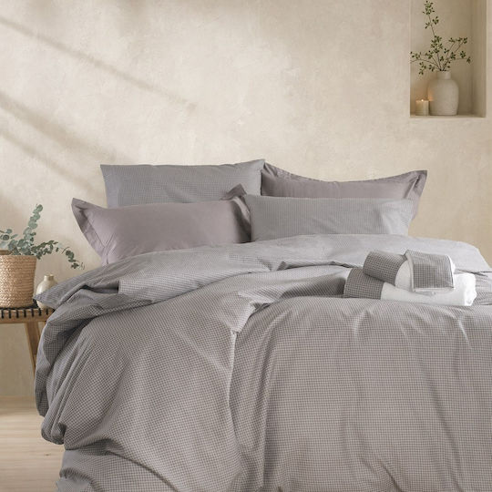 Rythmos Imperial Комплект калъфки за възглавници Сив 50x70см.