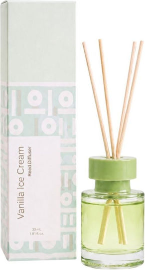 Grüner Raumduft Diffusor 50ml Vanille Eiscreme