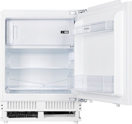 Eingebauter Einzeltür Kühlschrank 111Es H81.8xB59.6xT55cm. Weiß UM130.3
