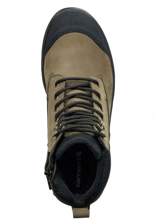 Carhartt Wasserdichte Sicherheitstiefel S3 mit Zertifizierung Ölbeständigkeit Hitzebeständigkeit Hitzebeständige Sohle SRC Wasserabweisendes Obermaterial