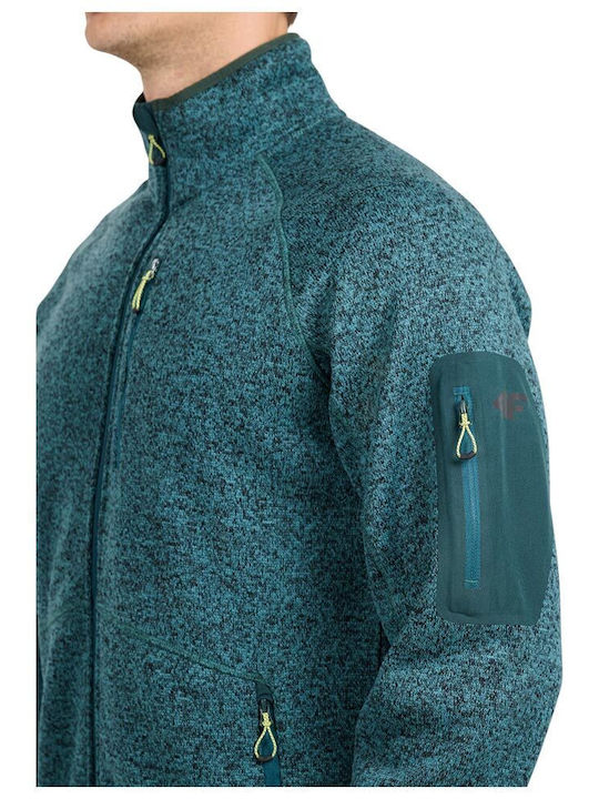 Cardigan bărbătesc Fleece Verde