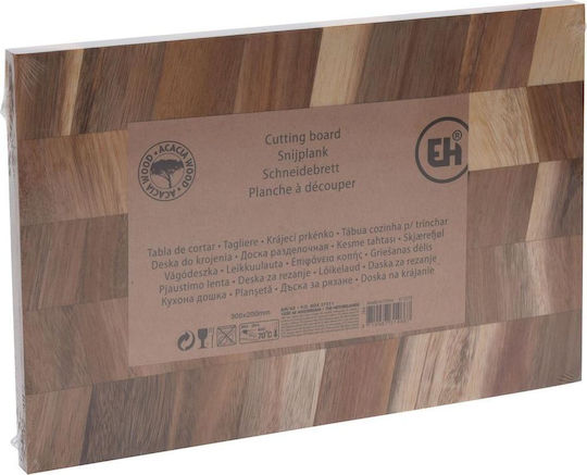 Excellent Houseware Плот за рязане Дърво Кафяв 30x20см 1бр