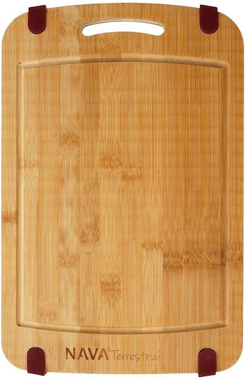 Nava Terrestrial Tocătoare de Bucătărie din Lemn Bej 40x25.5cm
