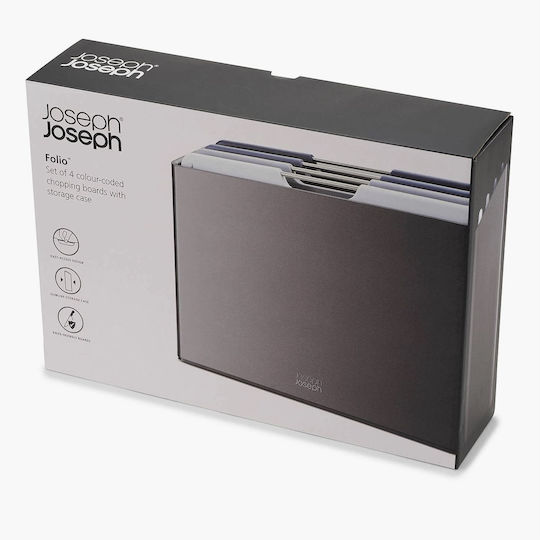Joseph Joseph Module Suprafață de Tăiere Plastică Gri 35.7x26.2cm 4buc