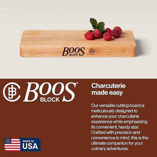 Boos Block Schneidebrett Hölzernes 25x12,5cm