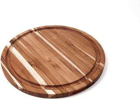 Teak Wonder Round Wooden Chopping Board for Bread 46cm