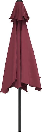 Umbrelă Rotundă Metalică Burgundă Φ3m