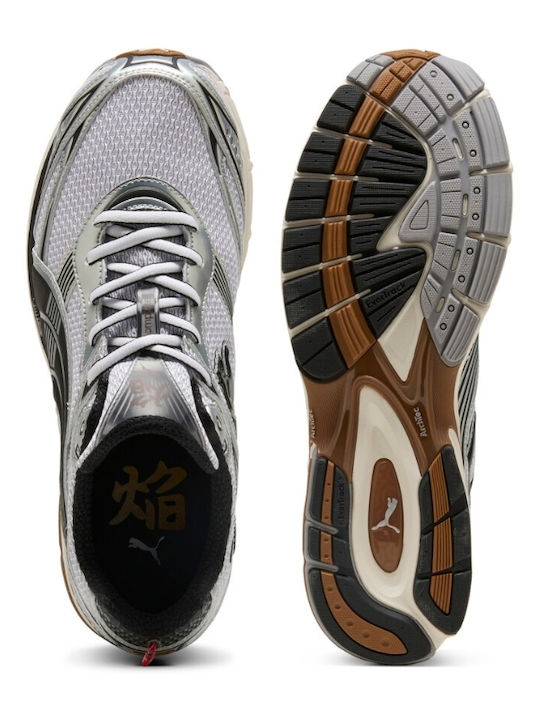 Herren Sneakers Mattes Silber Puma Schwarz