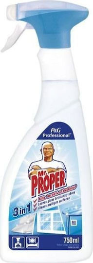 Mr. Proper Spray Profesional pentru Curățarea Geamurilor 750ml
