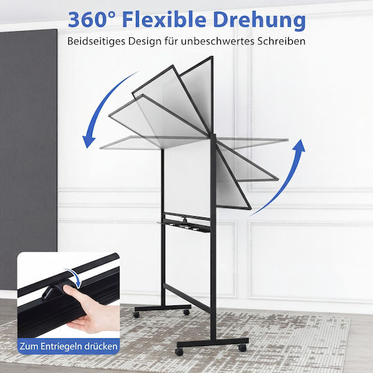 Costway Magnetic Dry Erase Seminar Board with Tripod