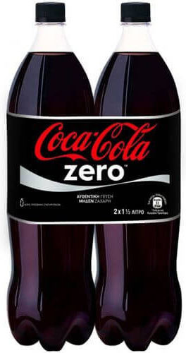 Cola Cola с газировка Без захар 2x1500ml