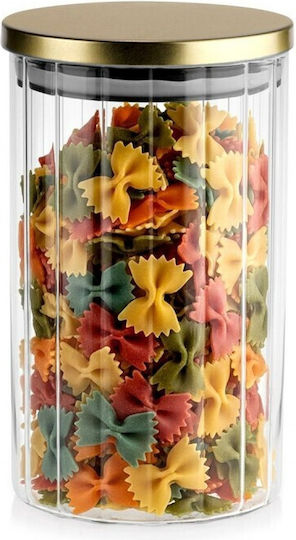 Allgemeine Verwendung Glasvase mit Deckel Transparent 1000ml