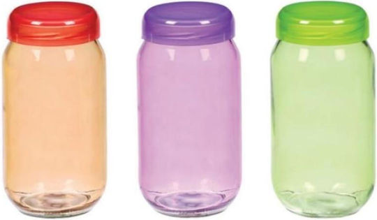 Viosarp General Use Glass Jar with Lid 1000ml 1 Piece