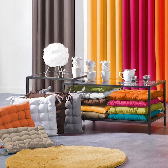 Възглавница За Стол С Шевове И Връзки Essentiel 40 X 40 См Douceur D`interieur