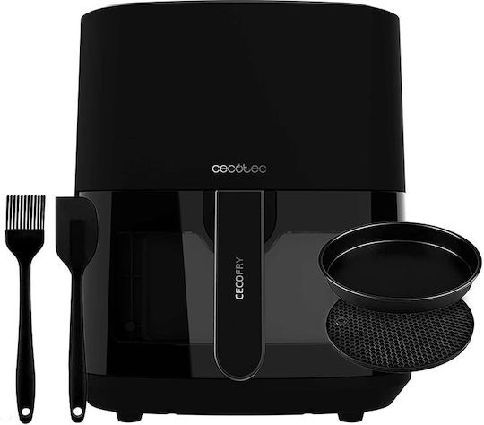 Cecotec Cecofry Fantastik Window 5500 Pack Heißluftfritteuse 5.5Es Schwarz