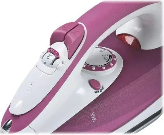 Ariete Fier de Călcat cu Aburi 2200W cu Talpă din Oțel Inoxidabil și Debit Continu de Abur 30g/min
