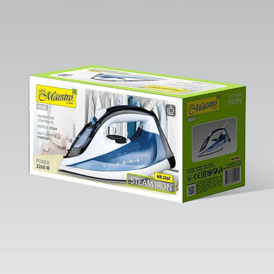 Steam Iron 2200W with Ceramic Plate
