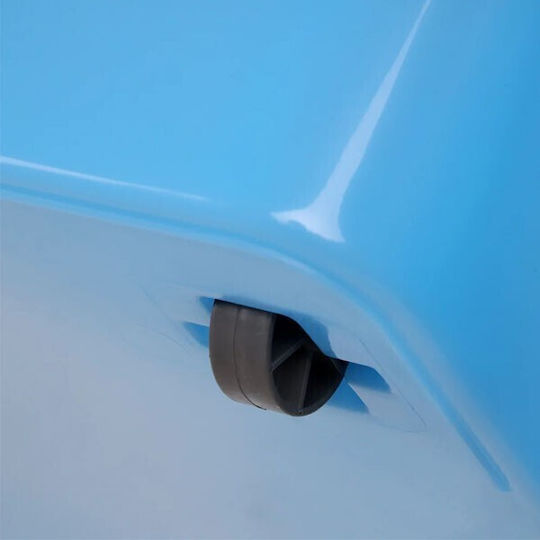 Homeplast Nak Plastic Storage Box with Lid Light Blue 70x46x34cm 1pcs