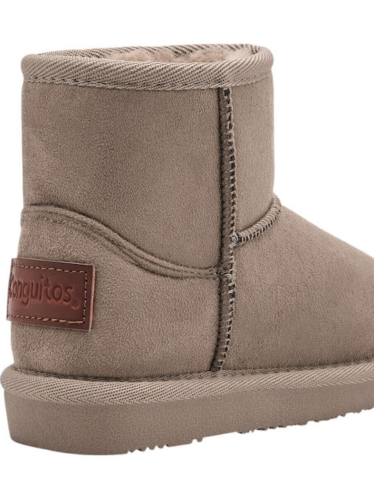 Wildleder Kinderstiefel Braune