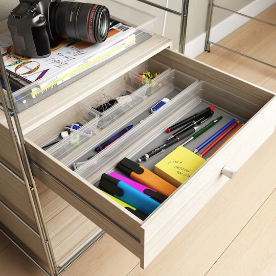 Kis Sistemo 4 Plastic Storage Box Transparent 30x7.5x5cm
