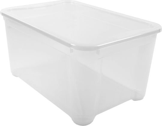 Прозрачна кутия T XL 70л 39x55.5x42.5см с капак