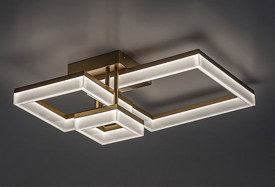Rabalux Amilia Smart Mount Ceiling Light Gold With Integrated LED