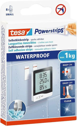 Tesa Powerstrips Adhesive Tape White