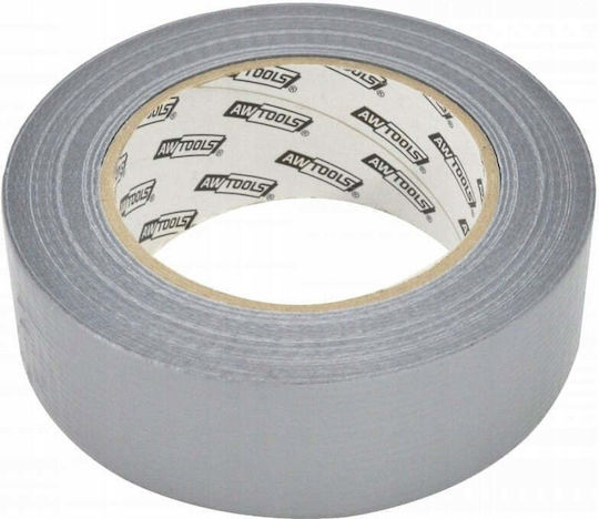 AWTools Самозалепваща Лента за Тъкани Сребриста 10mx38mm