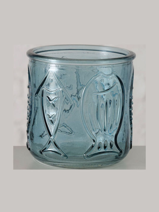 MSA Kerzenhalter Glas in Transparent Farbe 9x9x9cm 1Stück