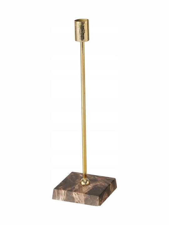 Boltze Marmor Kerzenhalter in Gold Farbe 32x32x32cm