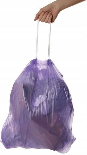 Sarantis Trash Bags Capacity 35L 35x53cm 12 Pieces Purple