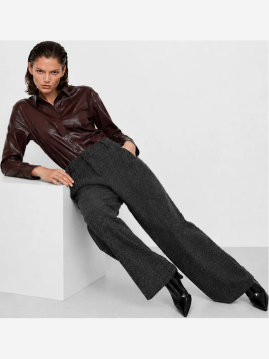 Women's Fabric Trousers Grey