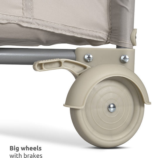 Lorelli Laufstall 2 Ebenen mit Matratze Gray 67x127cm