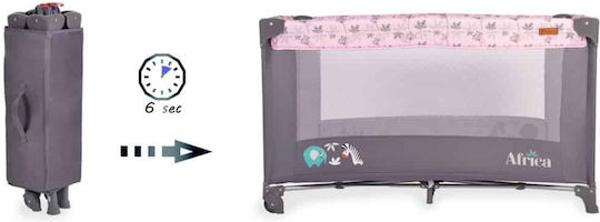 Cangaroo Africa Playpen Pink 125x65cm
