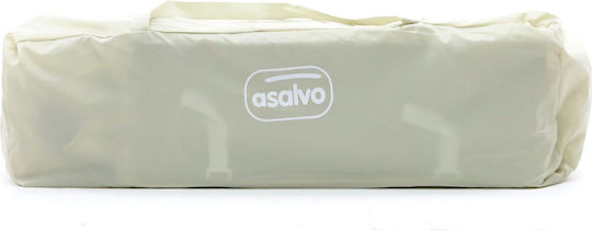 Asalvo Essential Παρκοκρέβατο με Στρώμα Μπεζ 65x125cm